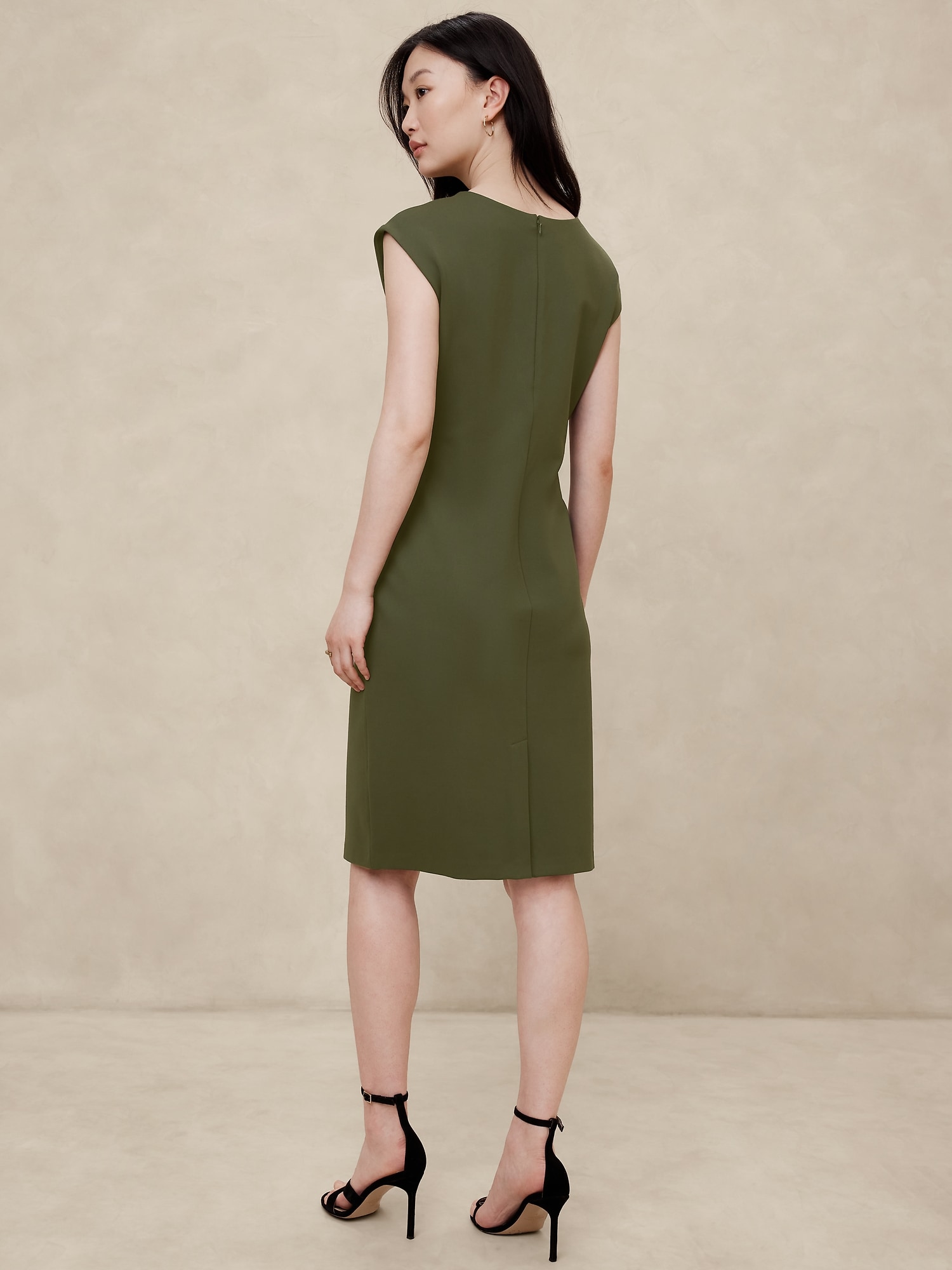 Ponte Knee-Length Dress