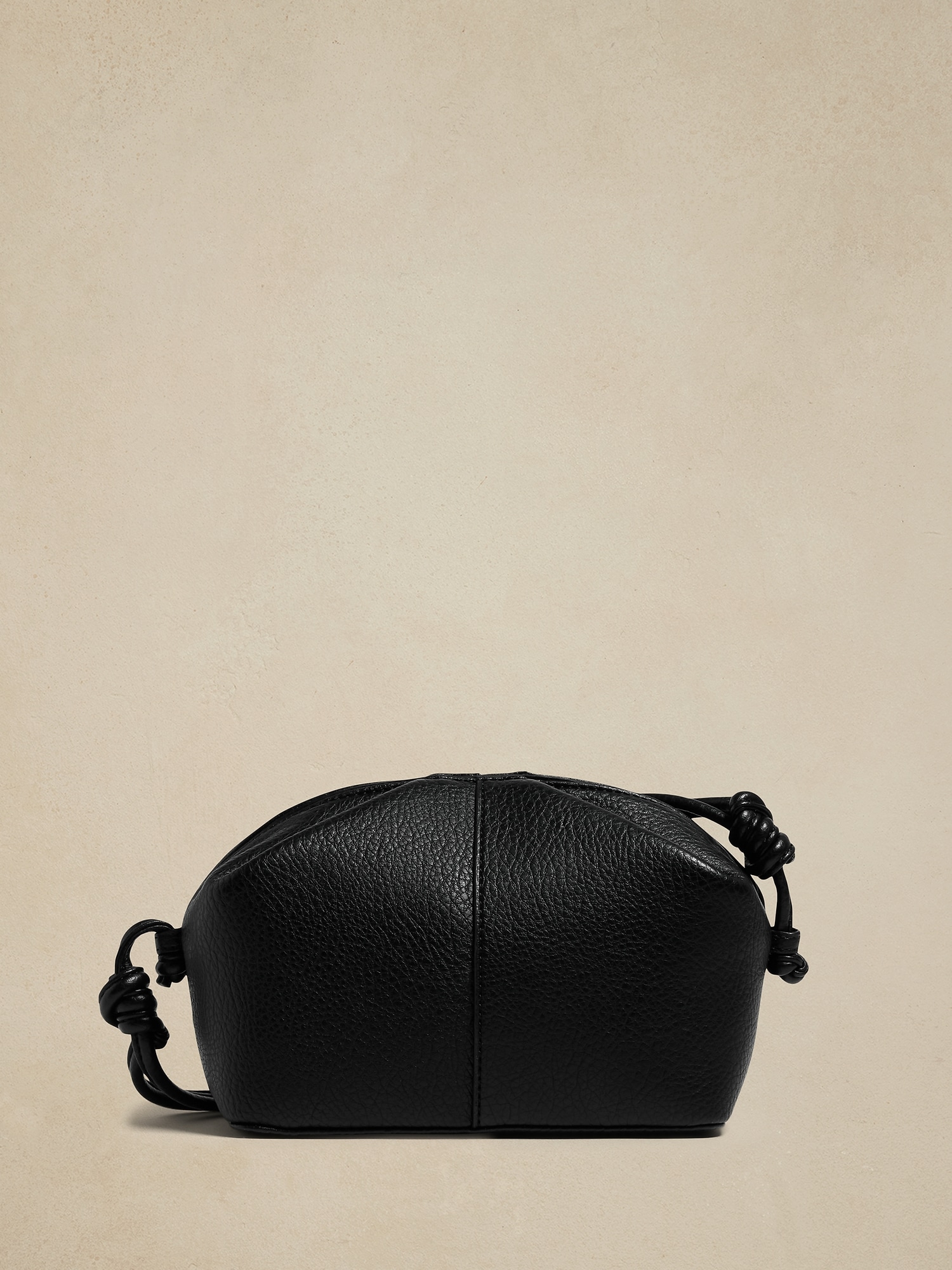 Black vegan leather crossbody bag online