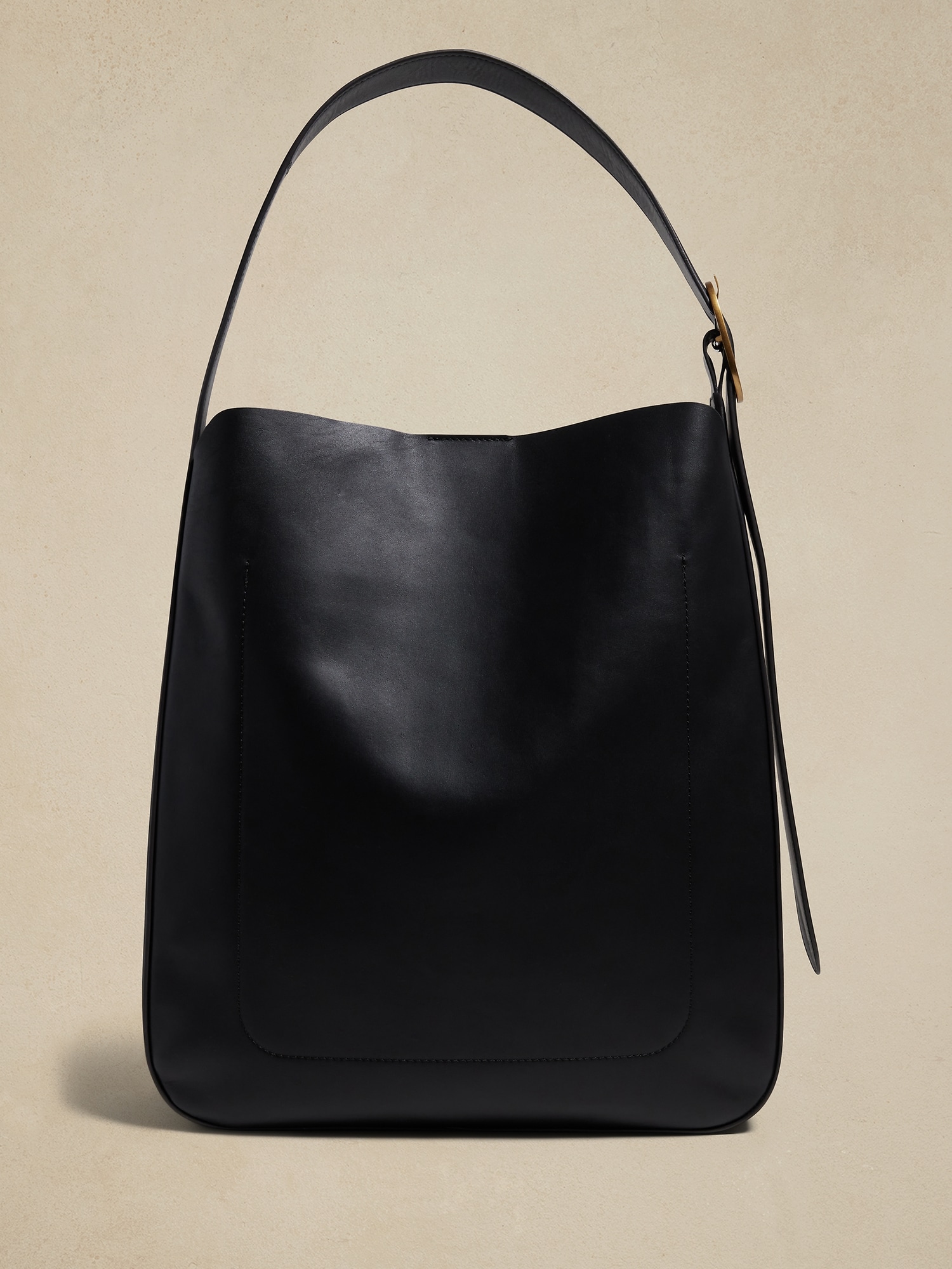 Leather Oversize Tote