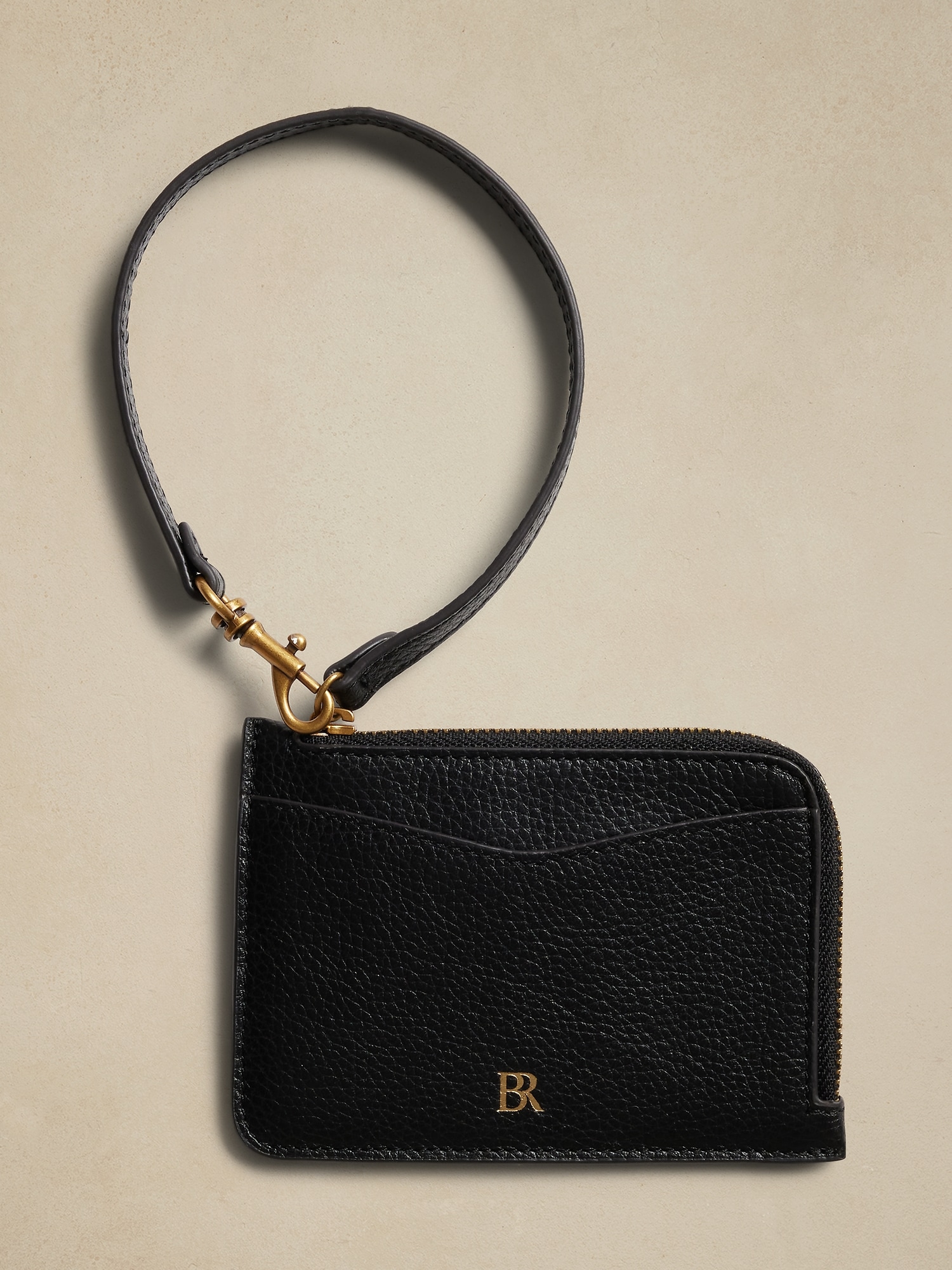 Leather Card Case - Black