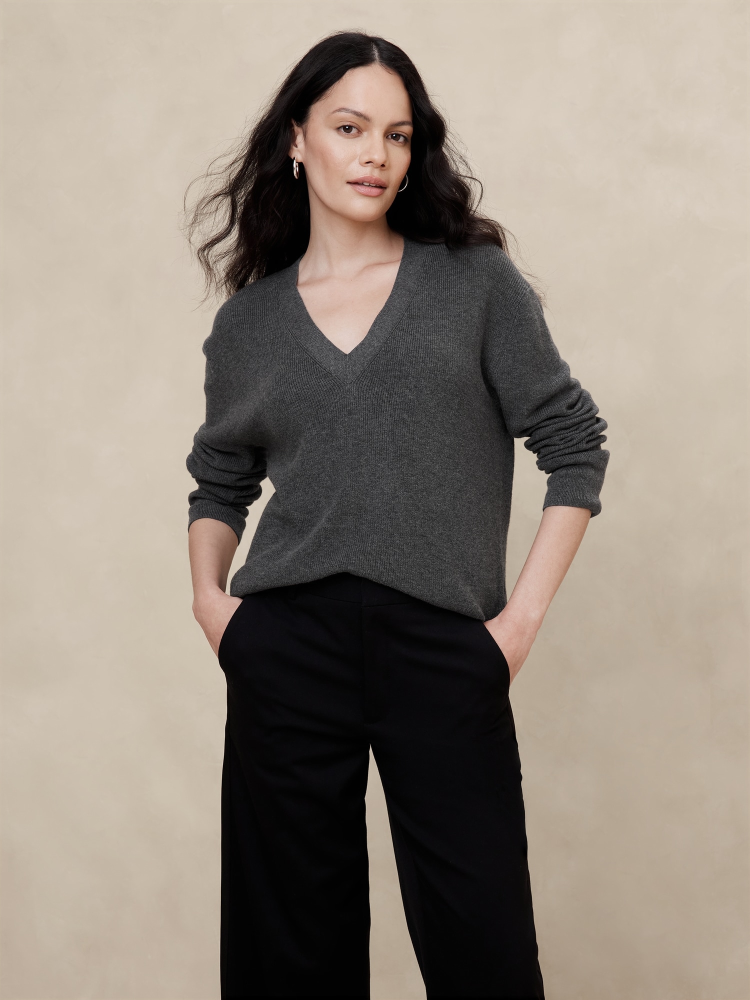 Ribbed Lightweight Sweater