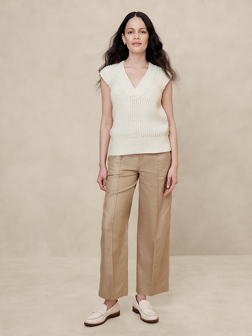 Textured Cross-V Sweater | Banana Republic Factory