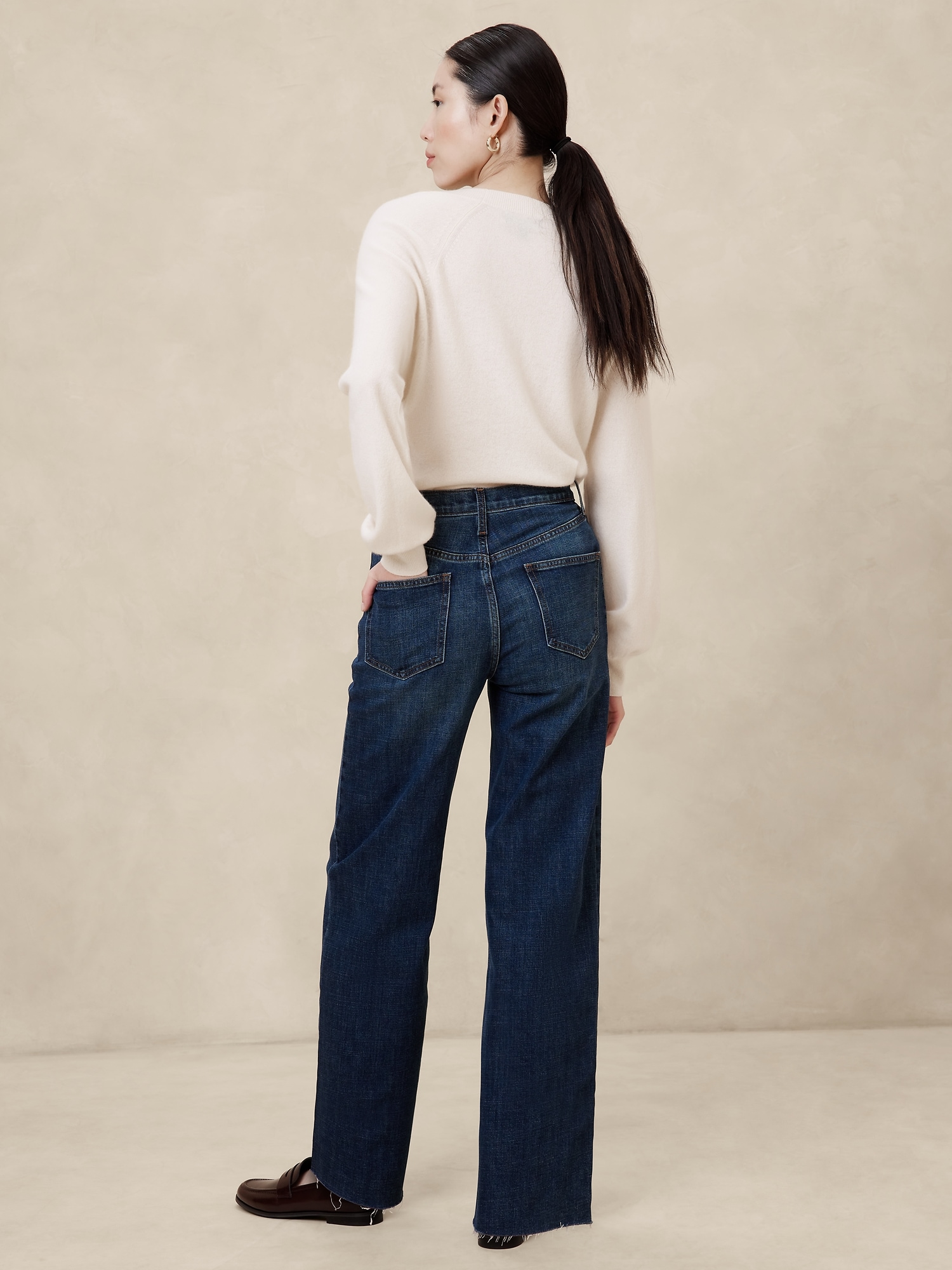 Ultra High-Rise Wide-Leg Jean