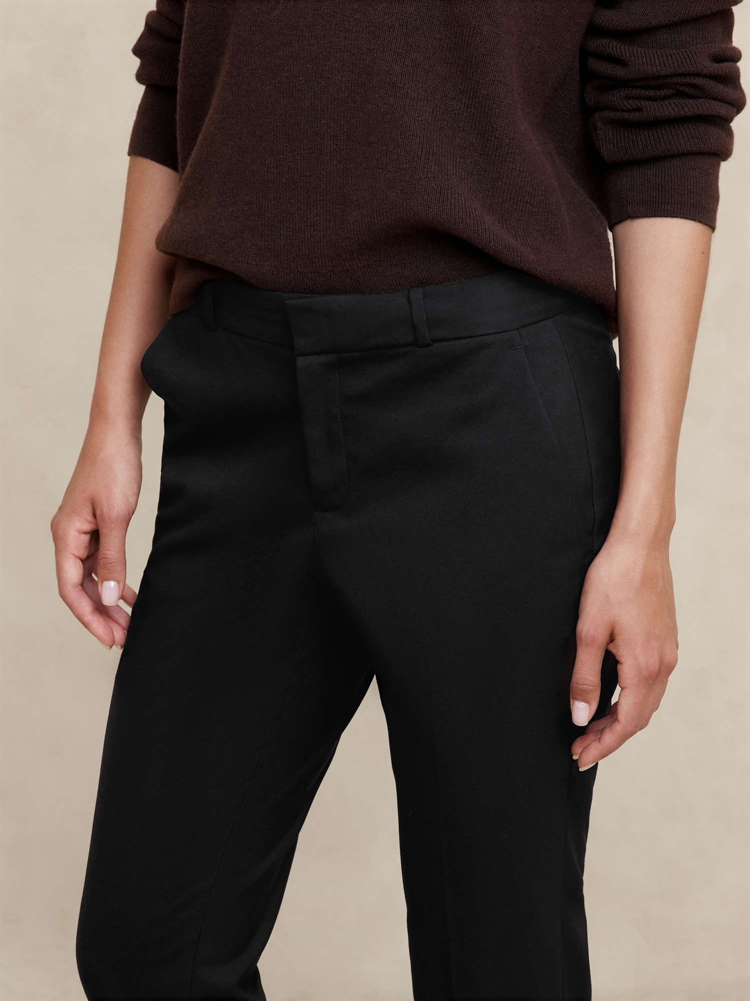 Curvy Stretch Twill Ryan Ankle Pant