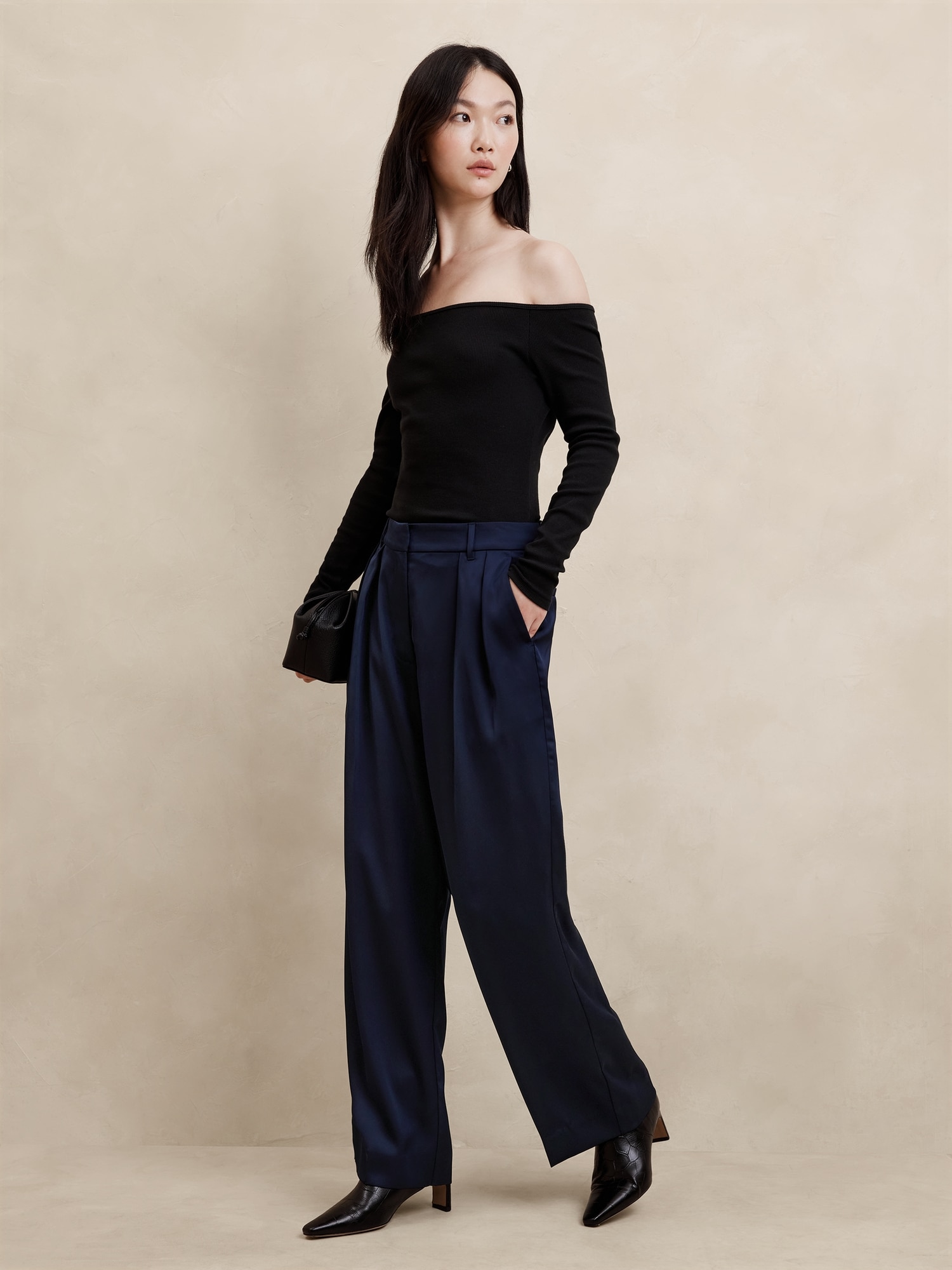 Silky Relaxed Trouser