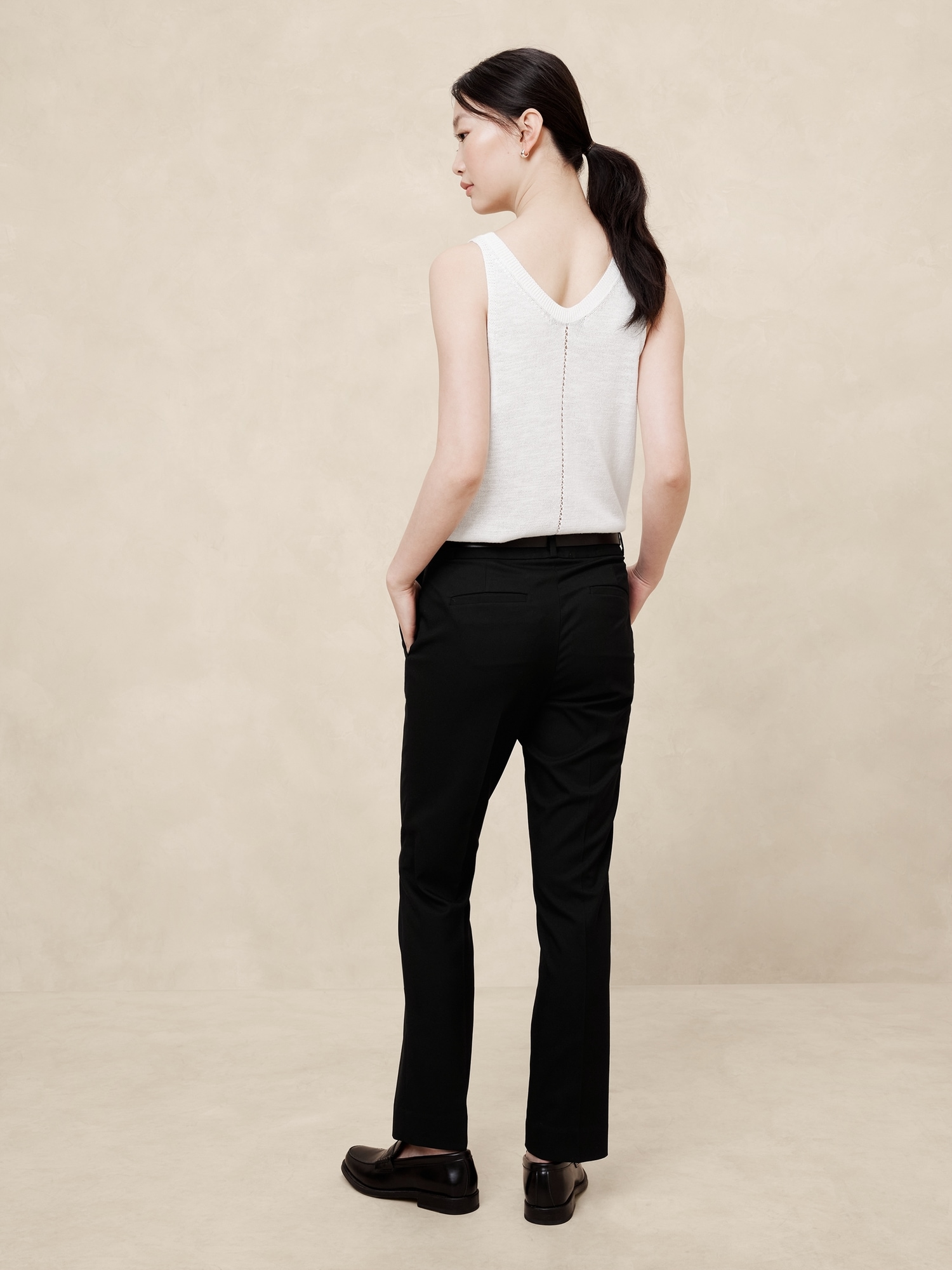 Curvy Stretch Twill Ryan Straight Pant