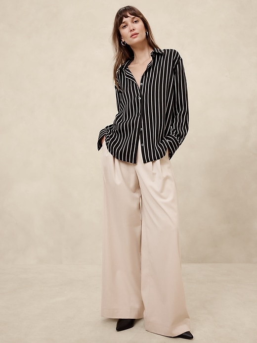 Silky Pocket Shirt | Banana Republic Factory