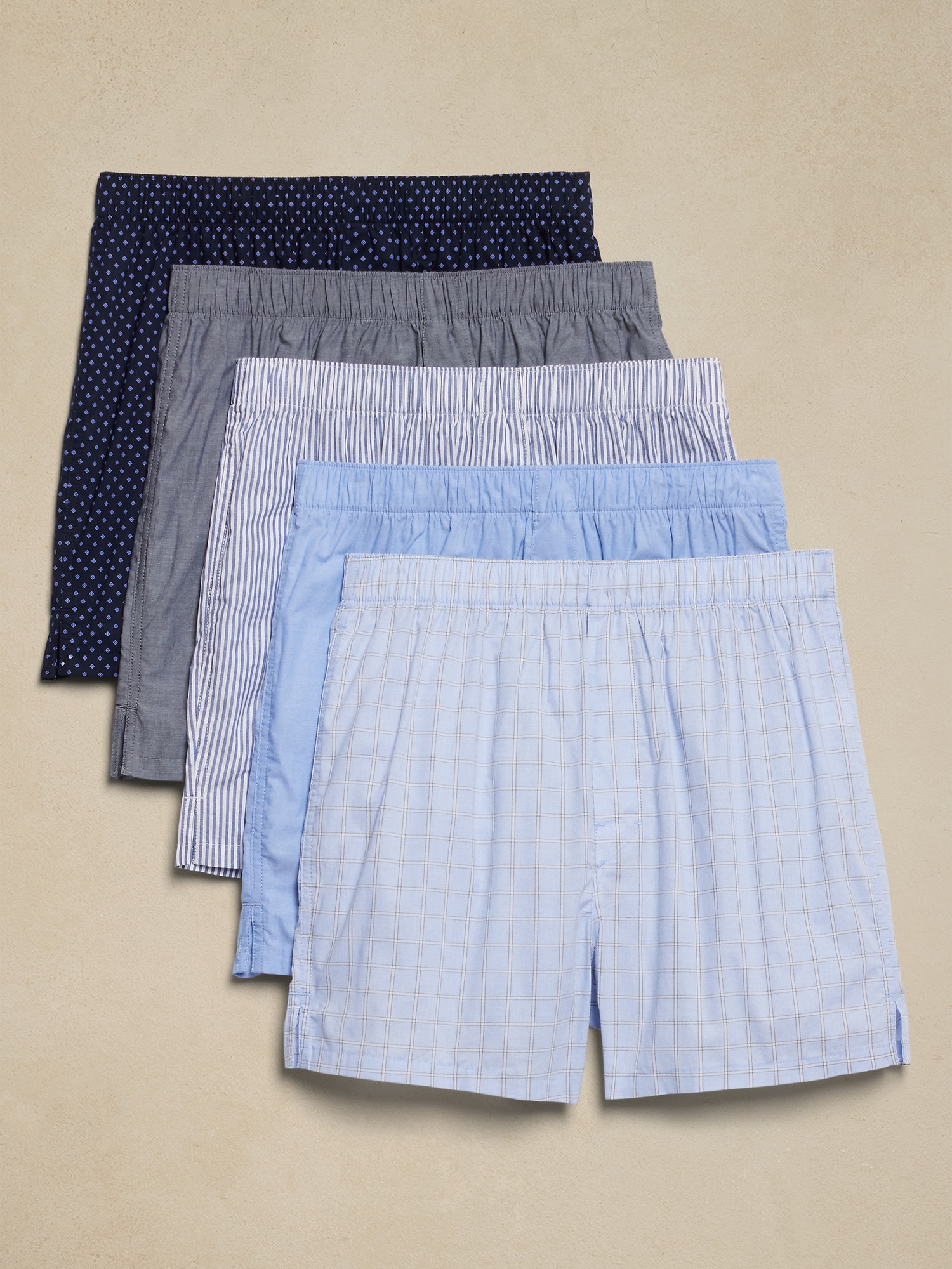 Cotton Boxers (5 Pack)