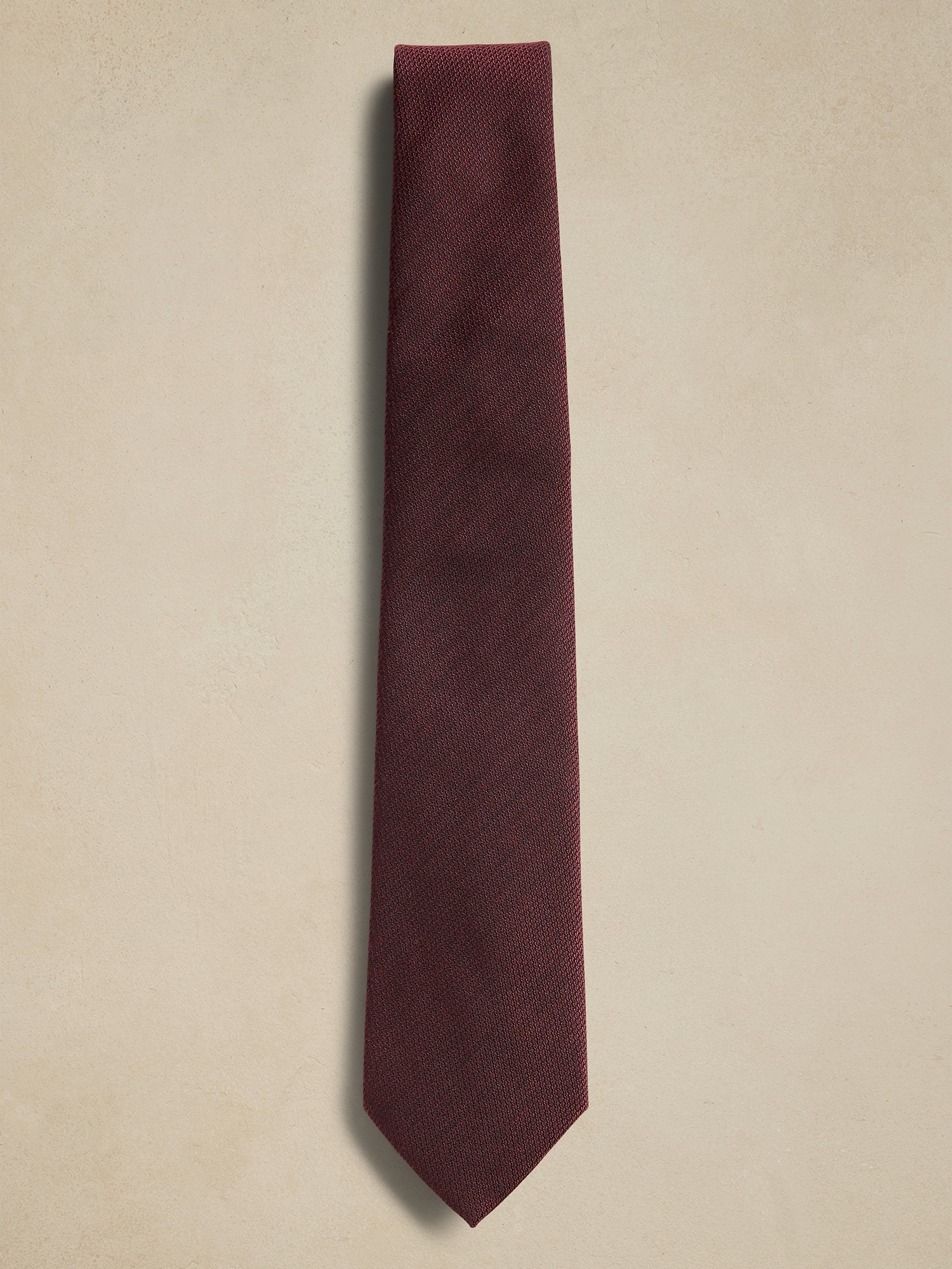 Burgundy Textured Tie