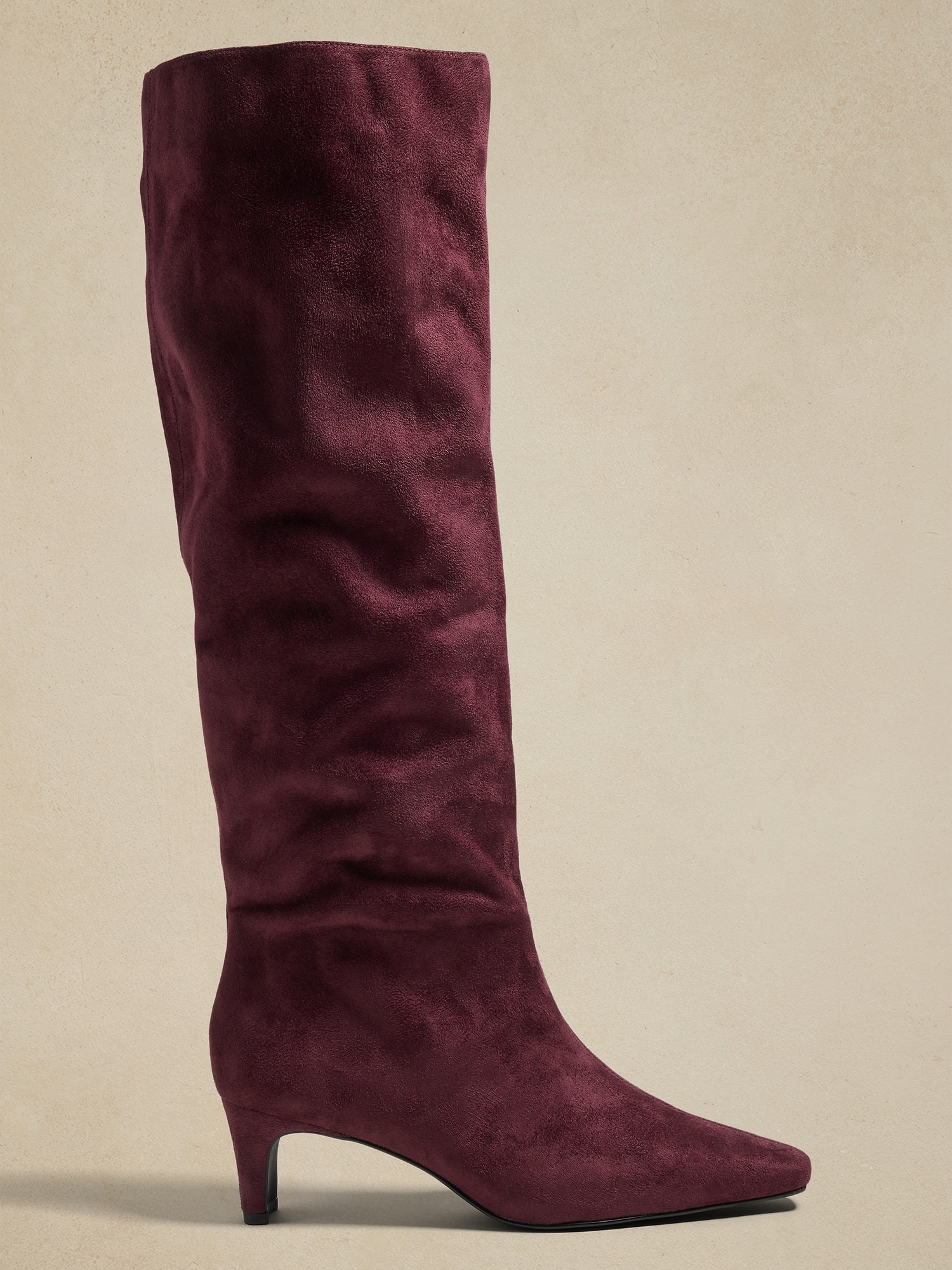 Vegan Tall Slouch Boot