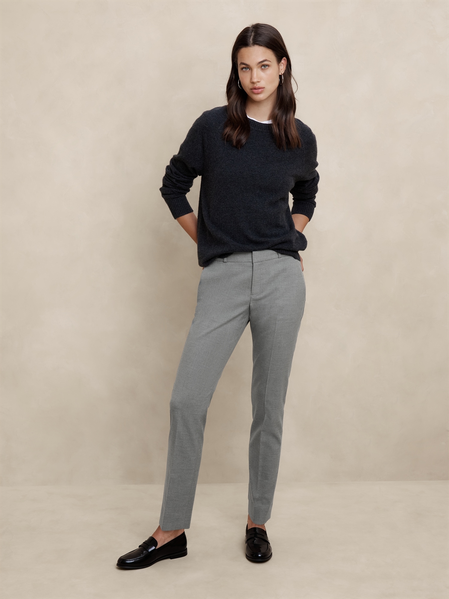 Ryan Curvy Stretch Twill Straight Pant