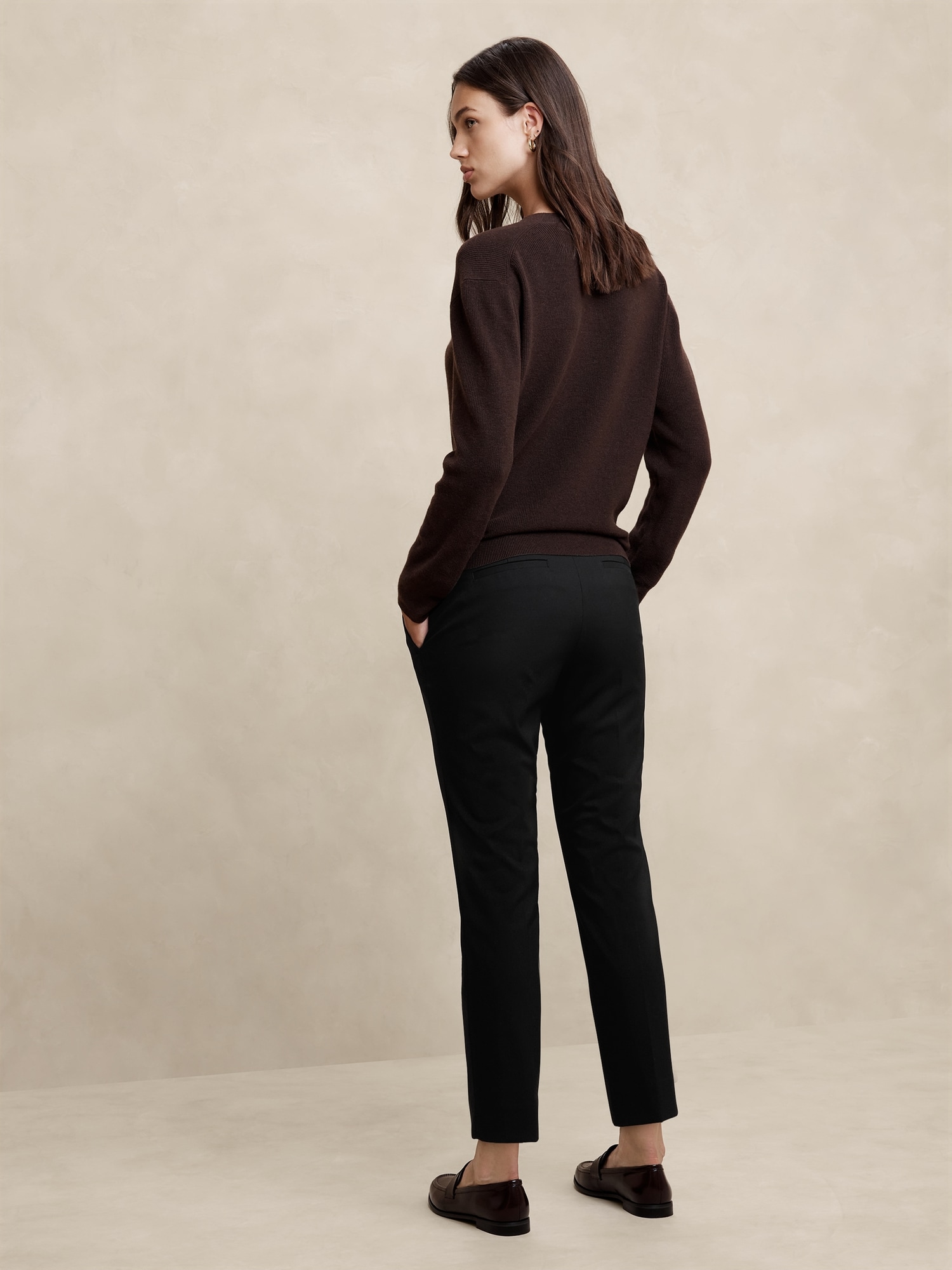 Curvy Stretch Twill Ryan Ankle Pant