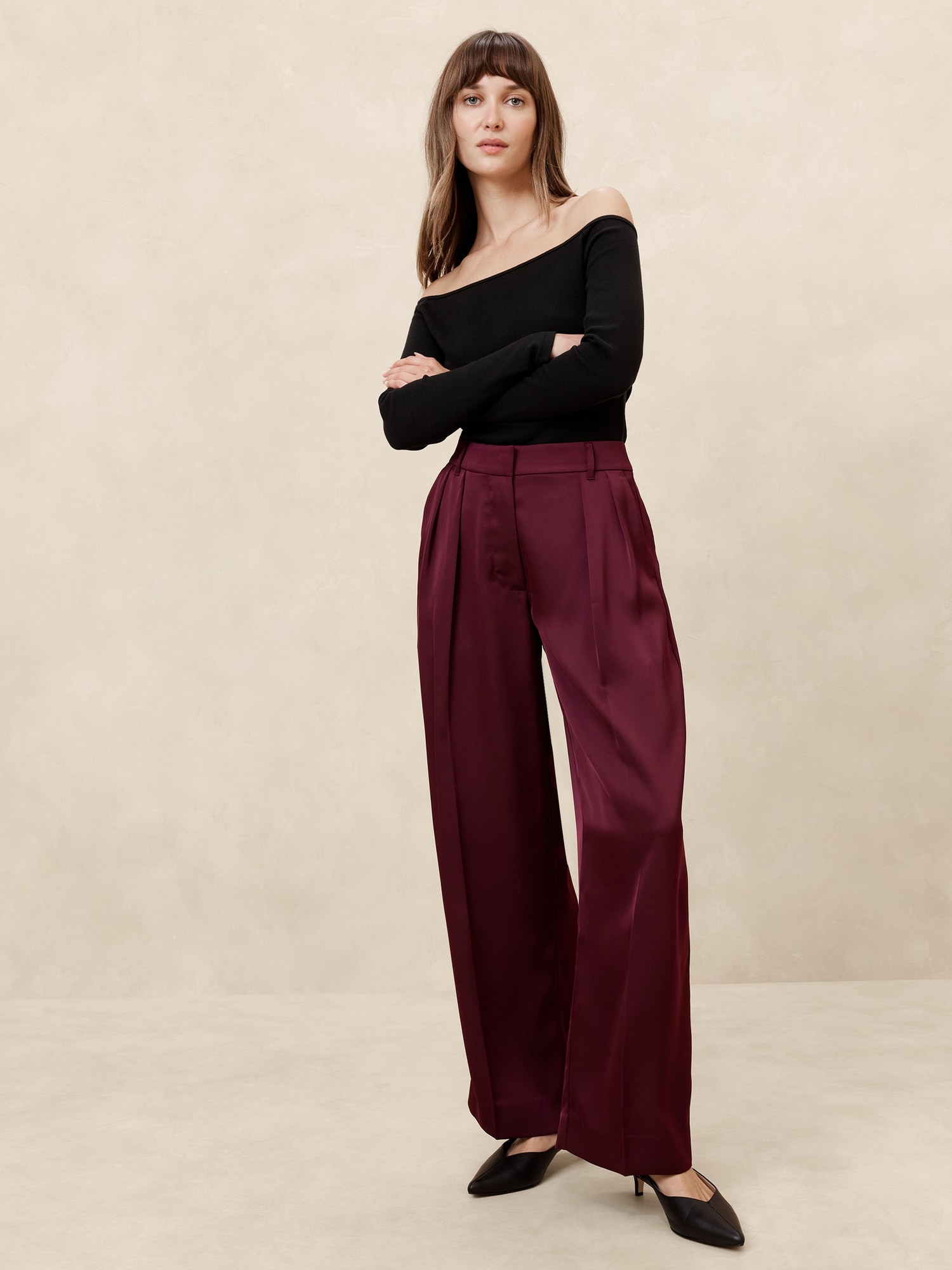 Silky Relaxed Trouser