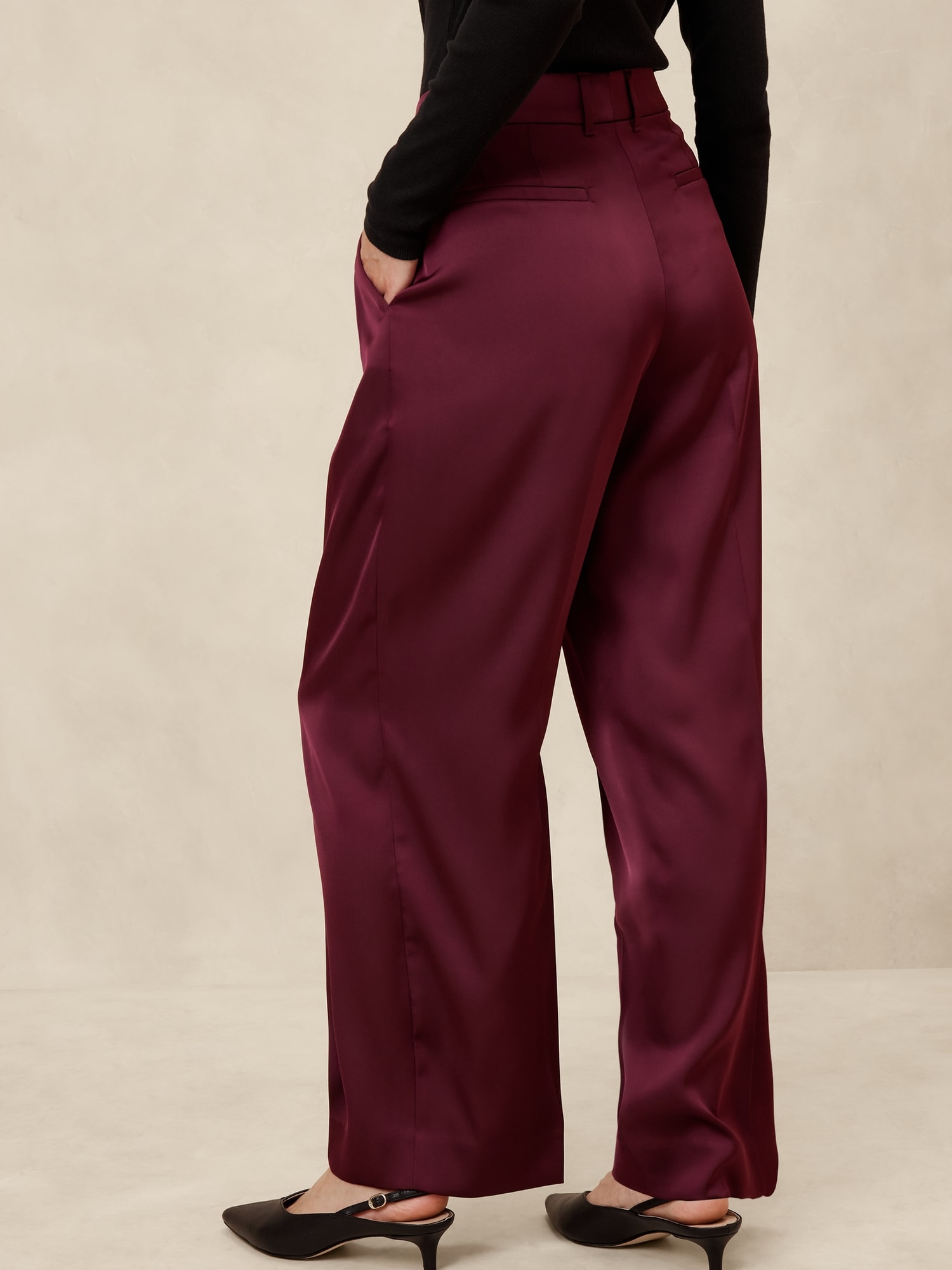 Silky Relaxed Trouser