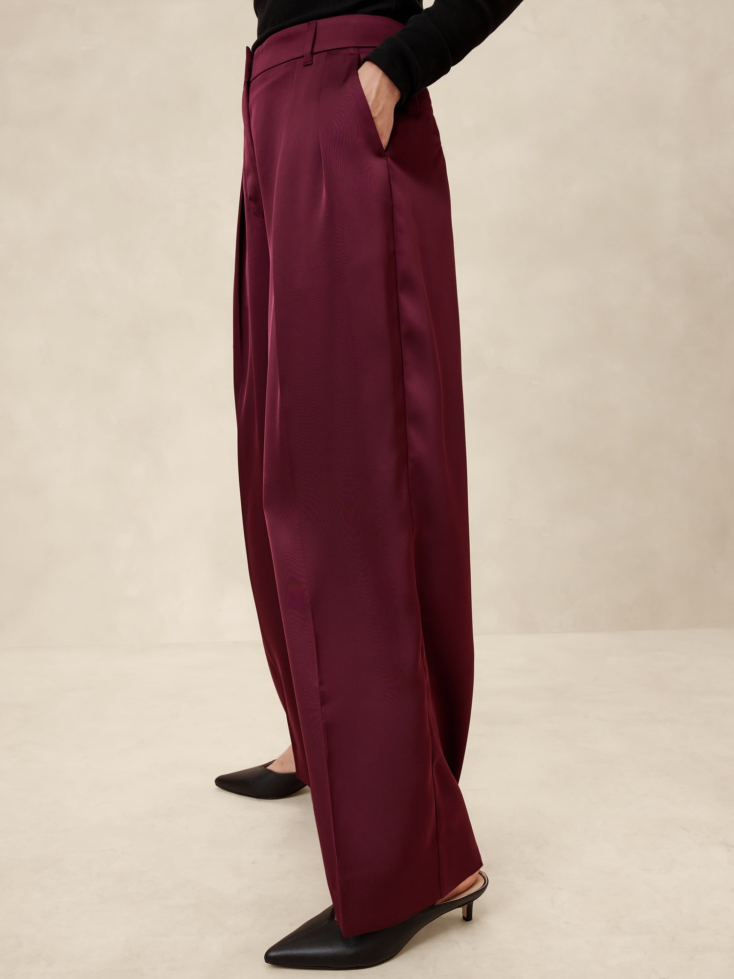 Silky Relaxed Trouser