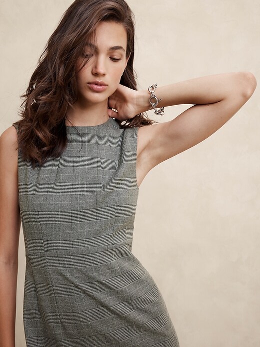 Plaid Mini Dress | Banana Republic Factory