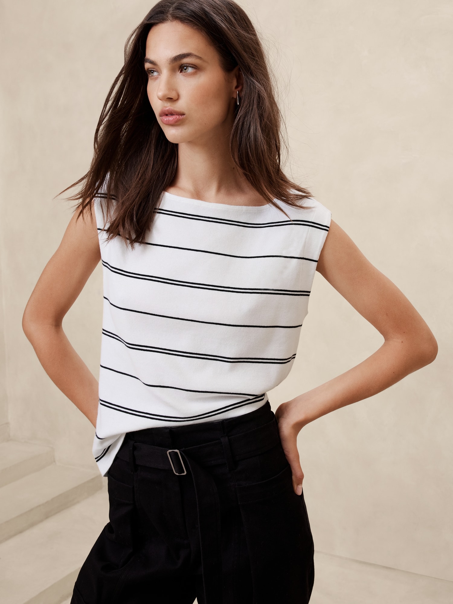 Ribbed Relaxed Top