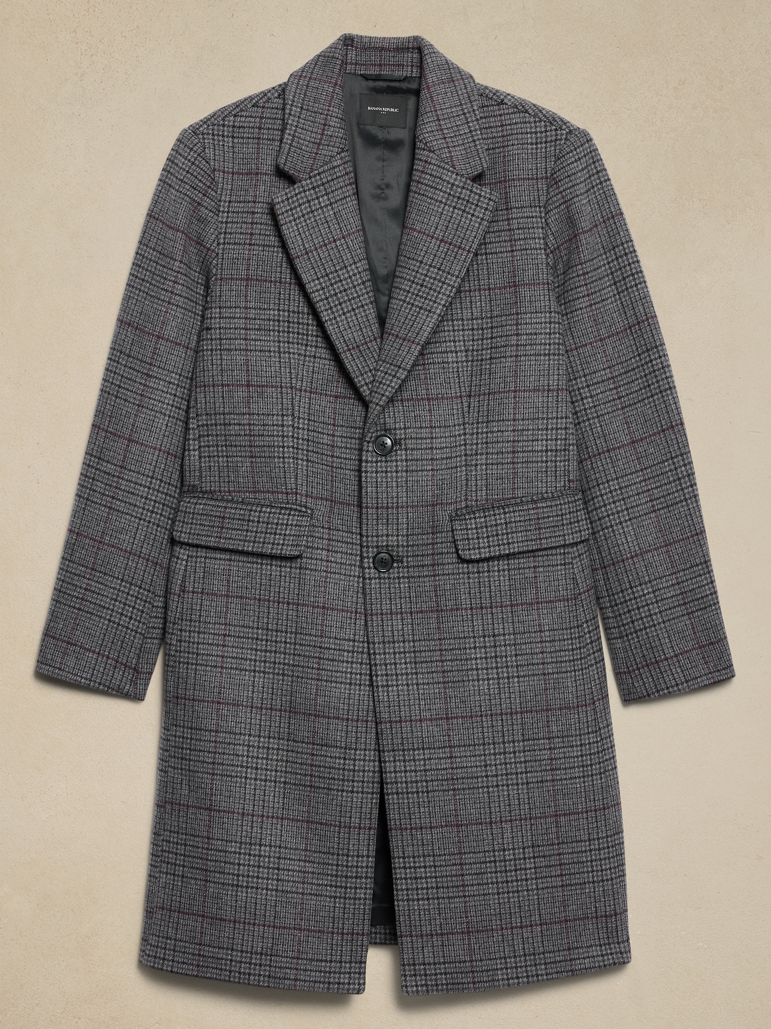 Banana republic men's wool coat best sale