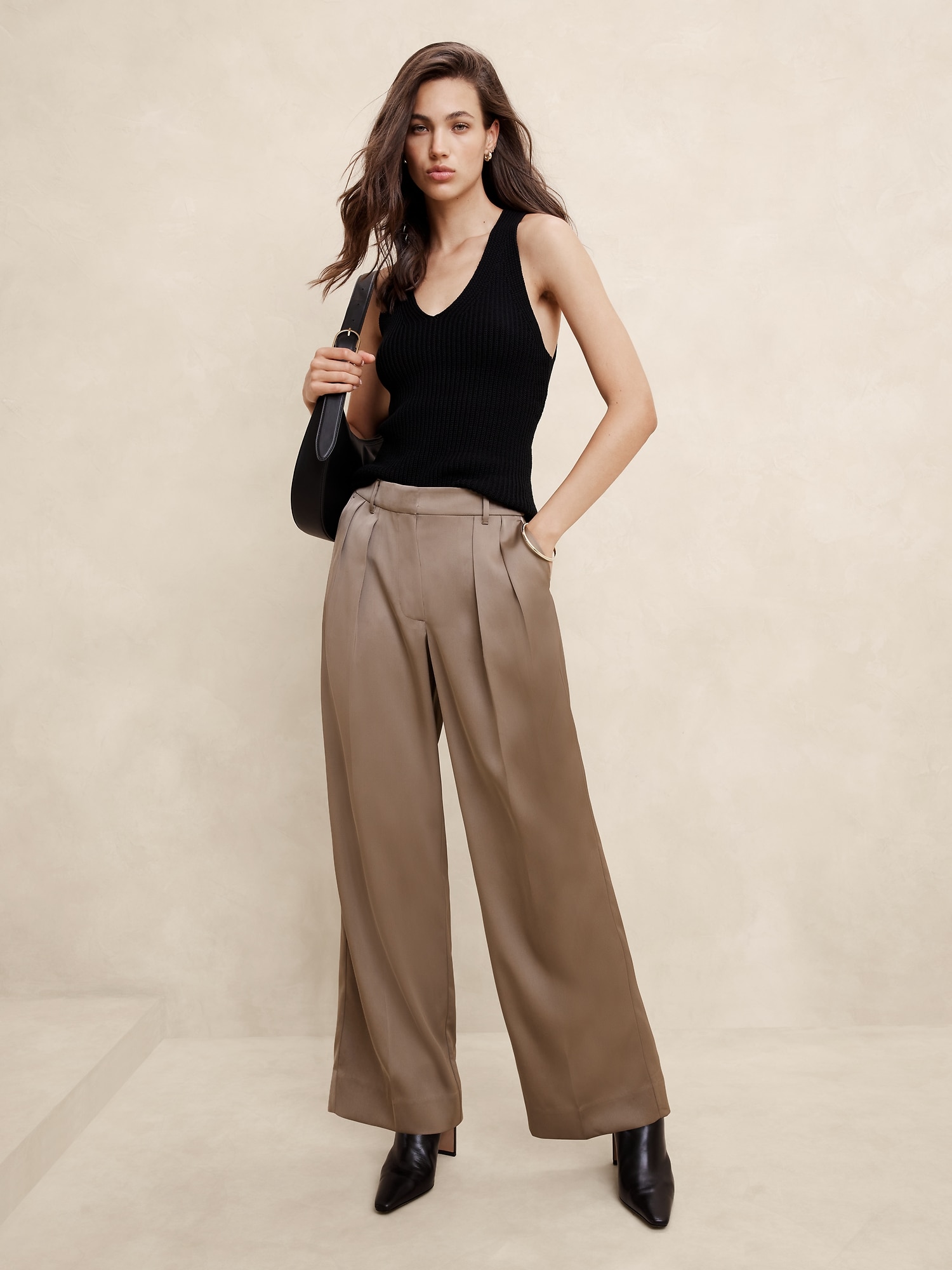 Silky Relaxed Trouser