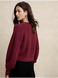 カーディガン HUECLOSET Cropped Balloon Cardigan (2colors) BNE62 cn56522053.jpg
