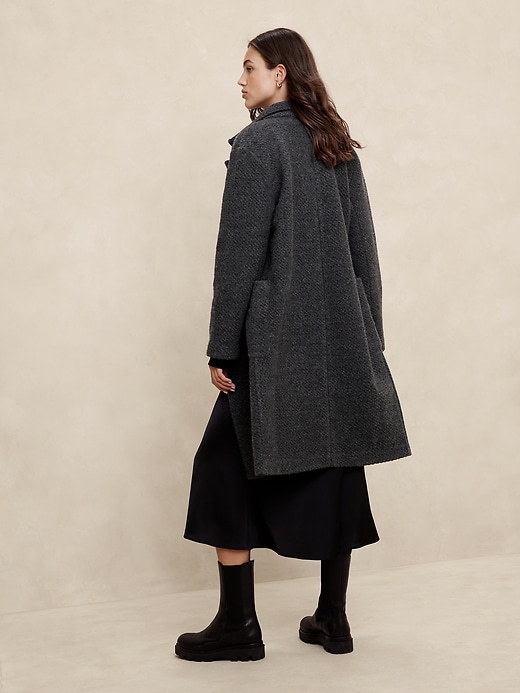 Knit Twill Coat