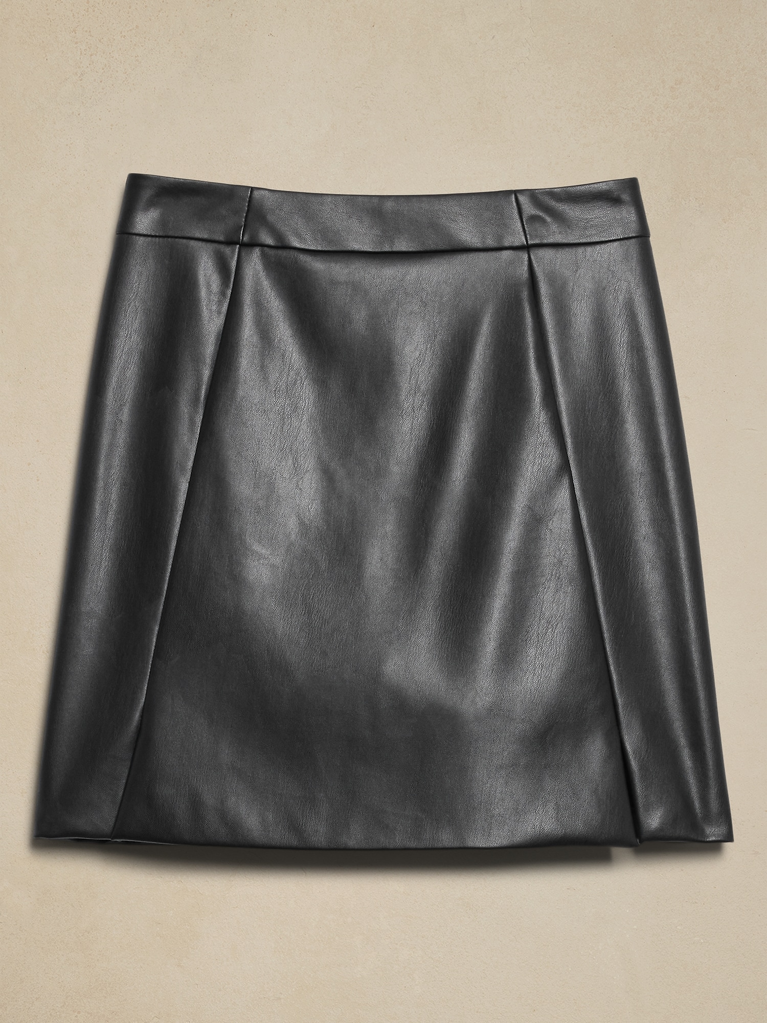 Vegan Leather Mini Skirt