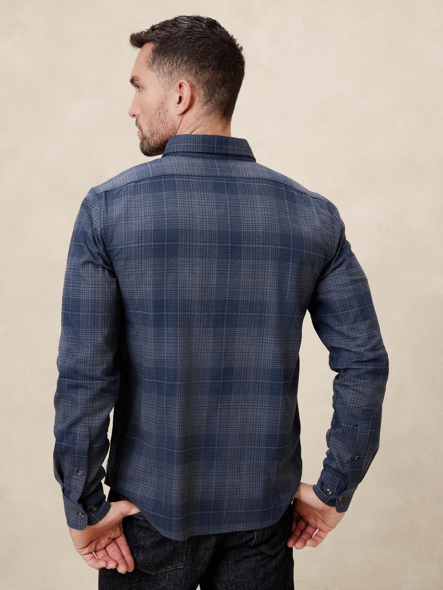 Slim Lightweight Flannel Shirt