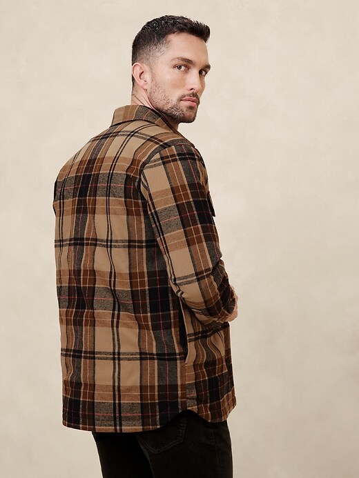 Plaid Shirt Jacket | Banana Republic Factory