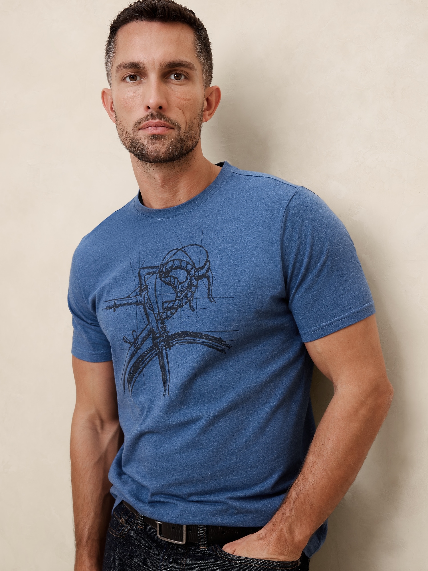 Tennis Racket Graphic T-Shirt