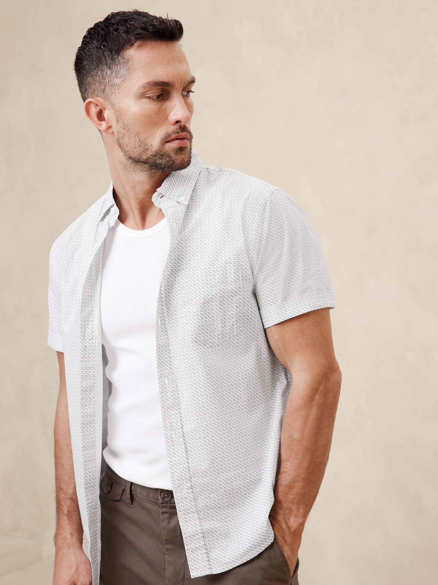 Slim Summer Cotton Shirt