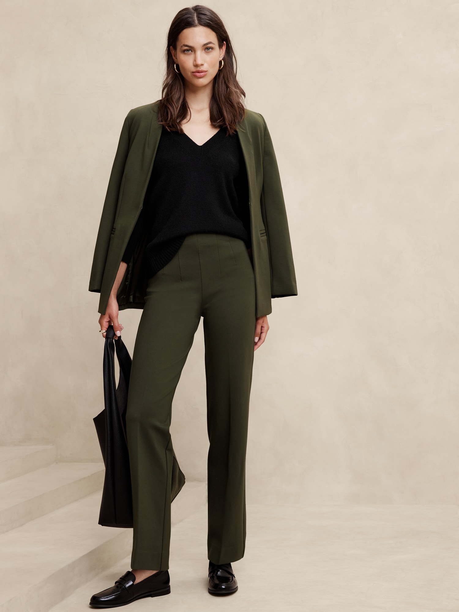 Ponte Straight Pant