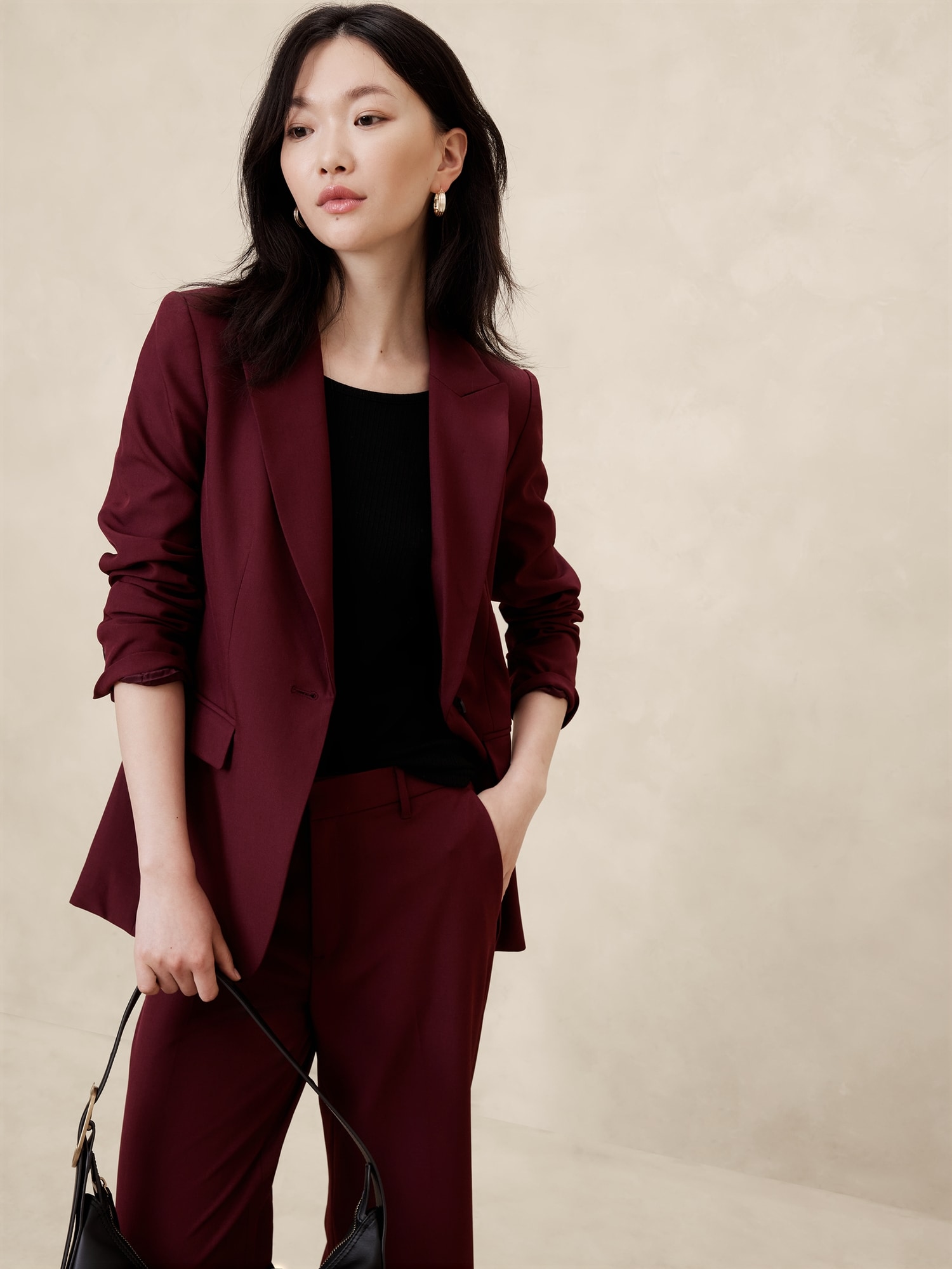 Sculpted Suit Blazer