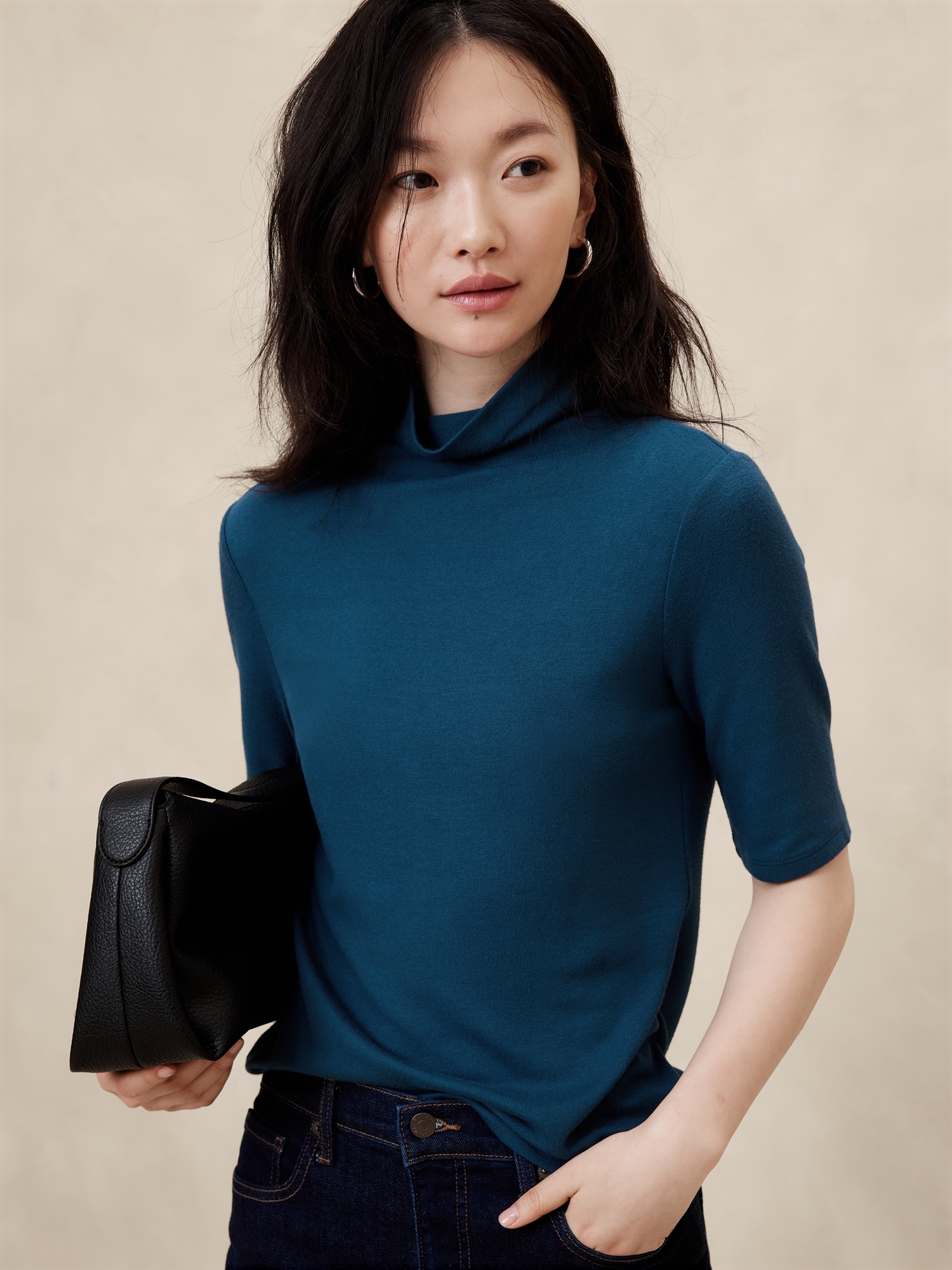 Soft Luxe Turtleneck Top