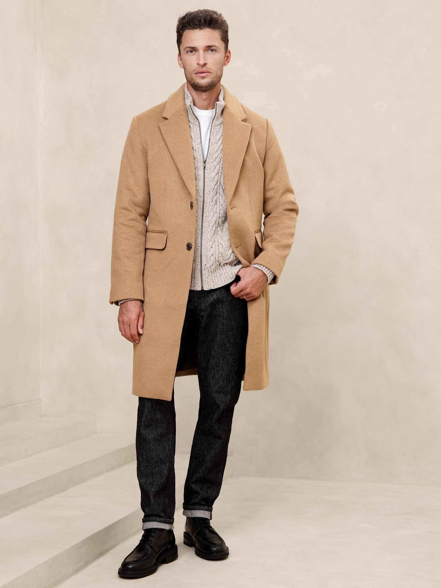 Wool-Blend Topcoat