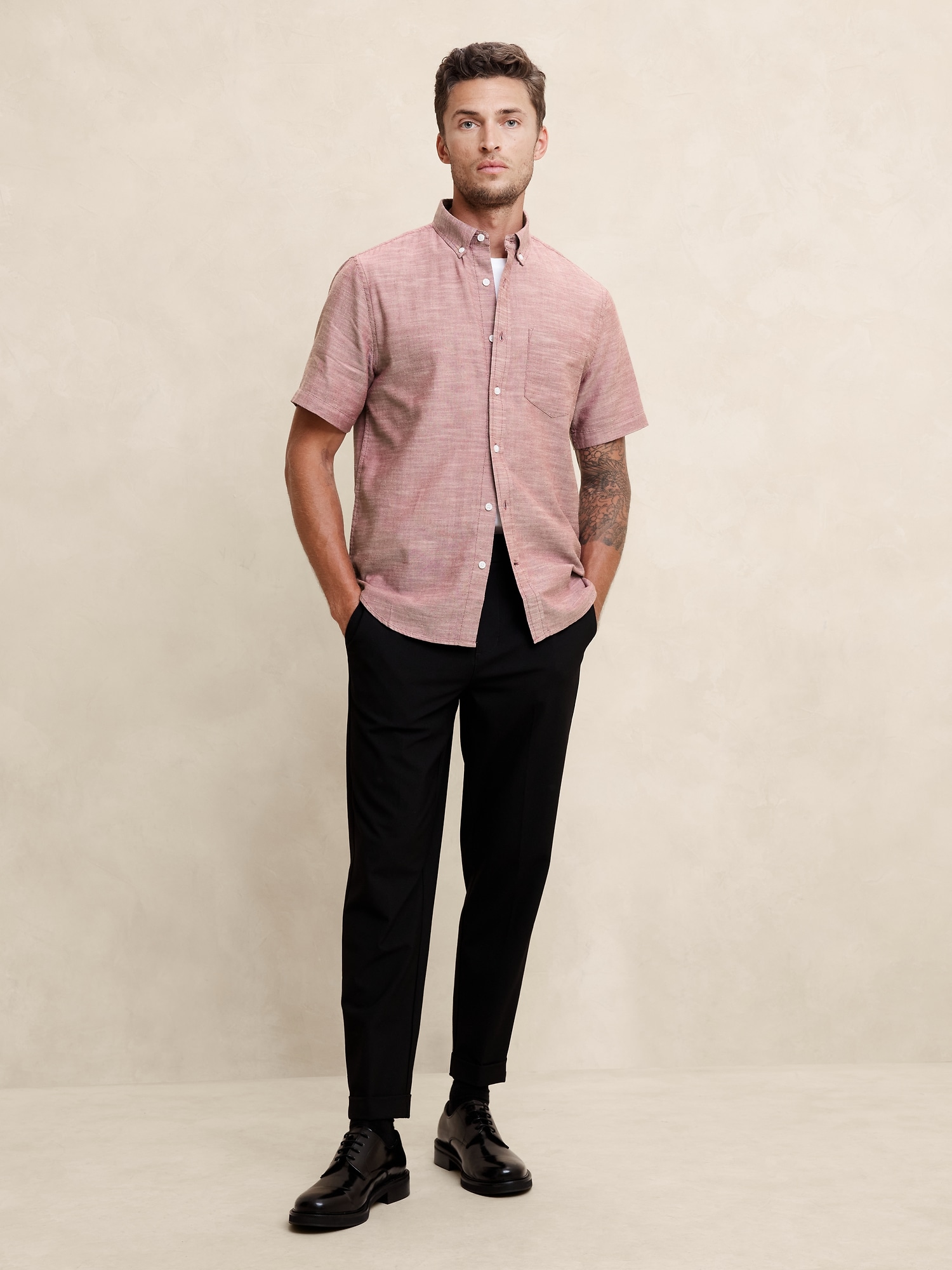 Slim Gauze Shirt