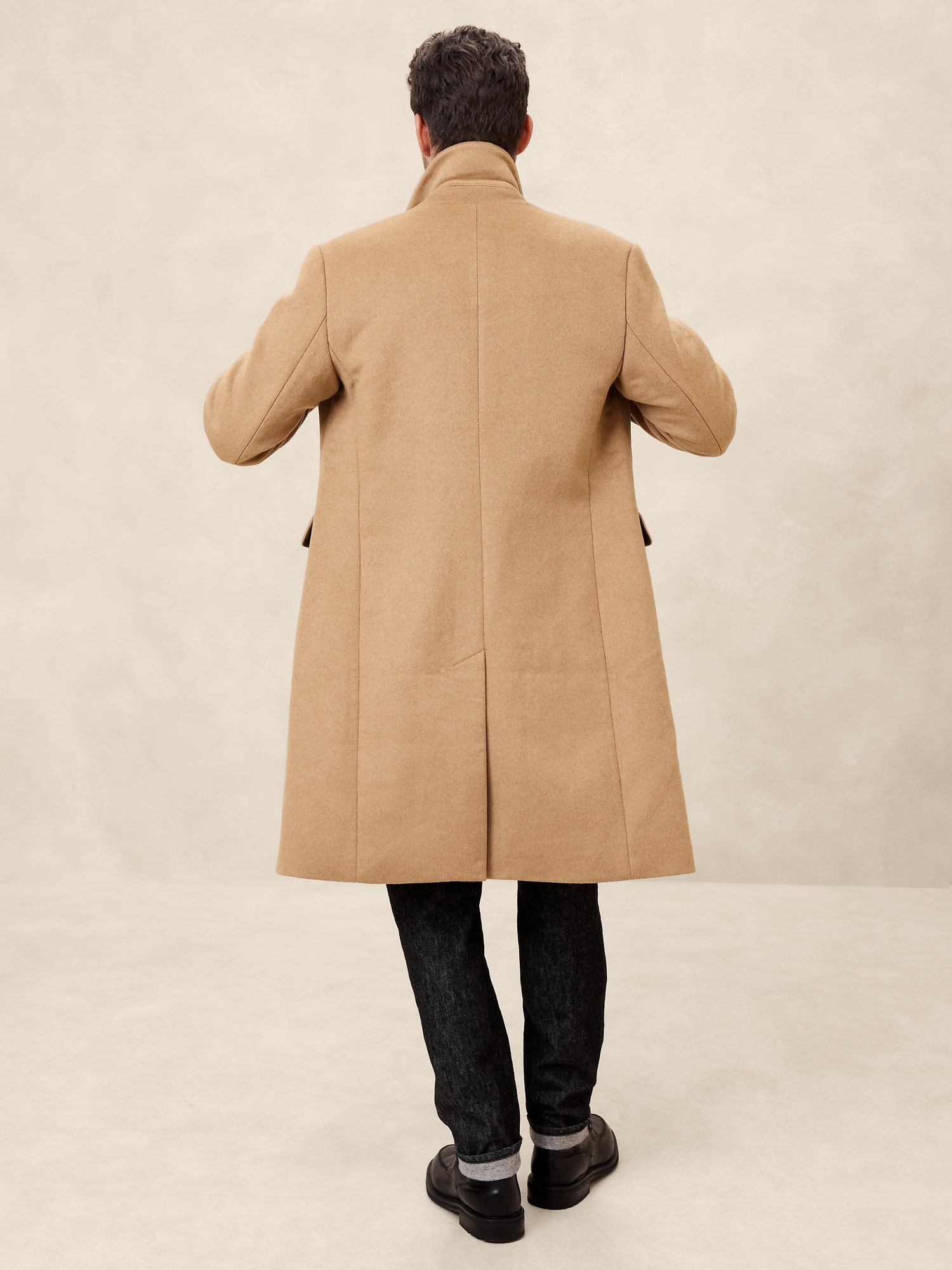 Wool Blend Topcoat Banana Republic Factory