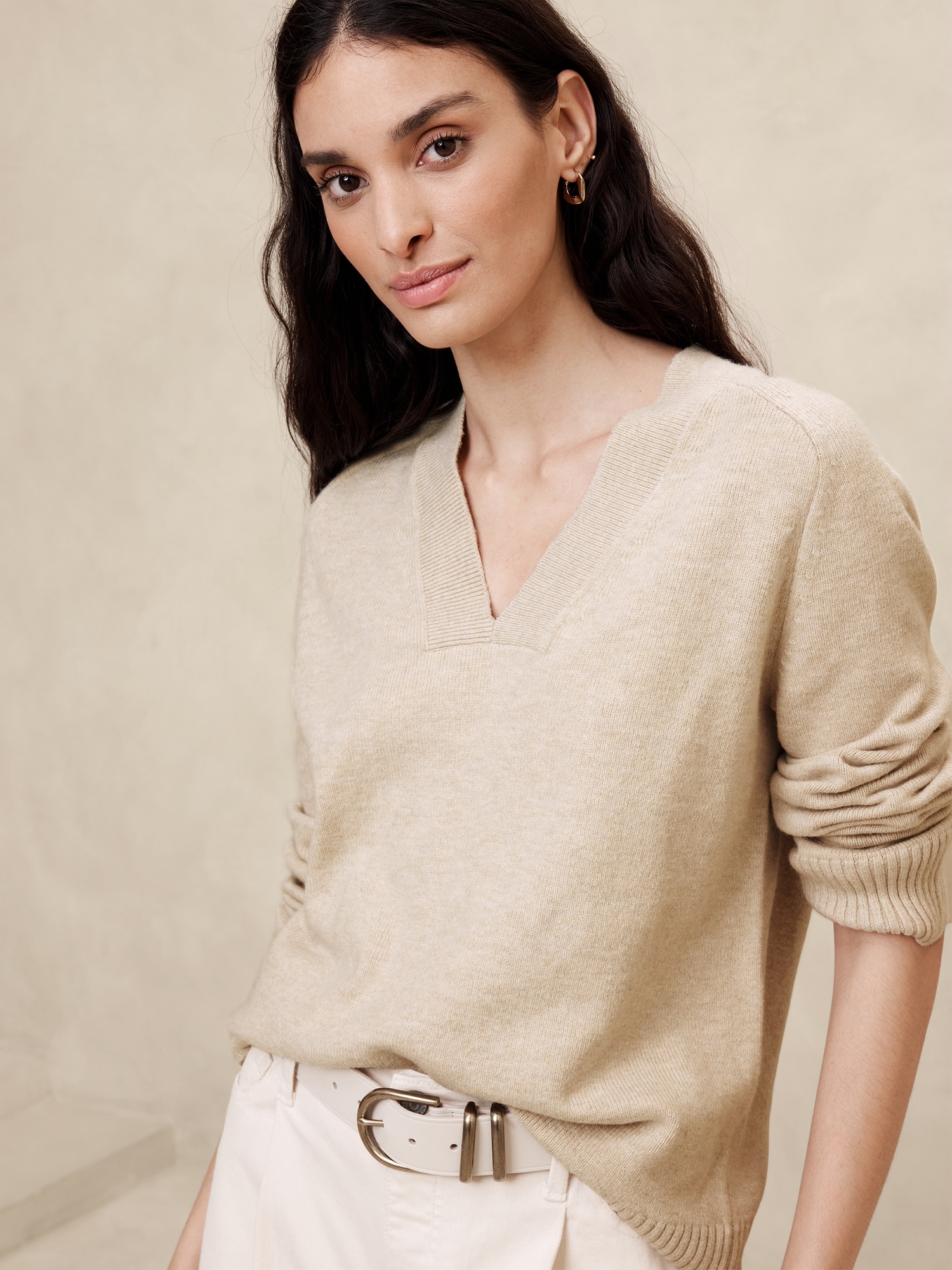 Perfectly Soft Vee-Neck Sweater