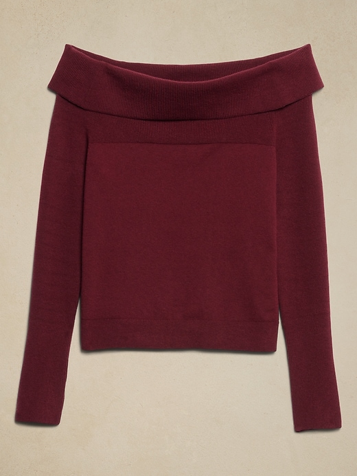 【ララ】 Off The Shoulder Pullover Off -The-Shoulder Pullover Sweater | Banana Republic Factory