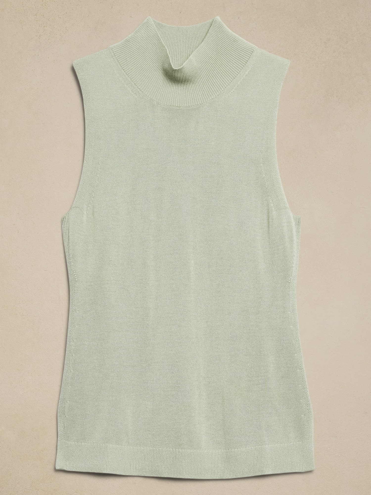 Mock-Neck Sweater Tank