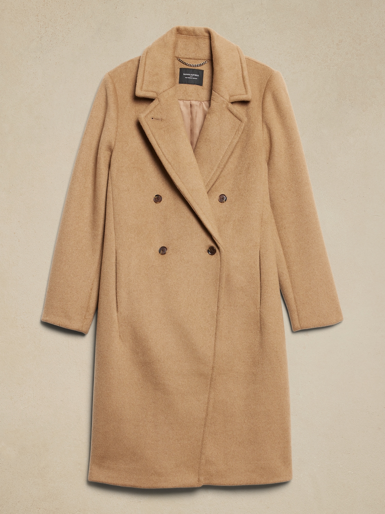 Wool-Blend Timeless Topcoat