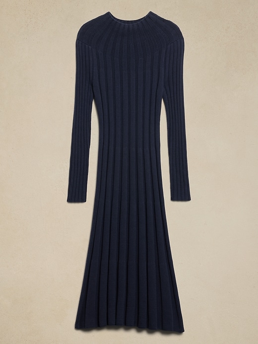 banana republic ribbed midi sweater dress Banana Republic Refined Ribbed Midi Sweater Dress Size XS NWT BLACK