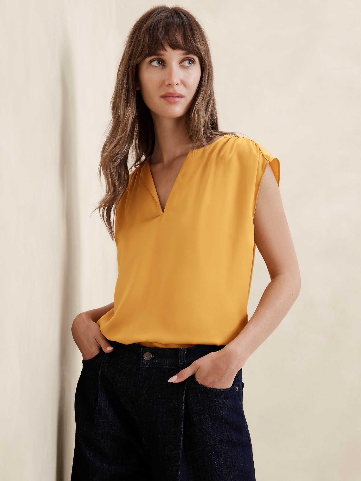 Dolman-Sleeve Blouse | Banana Republic Factory