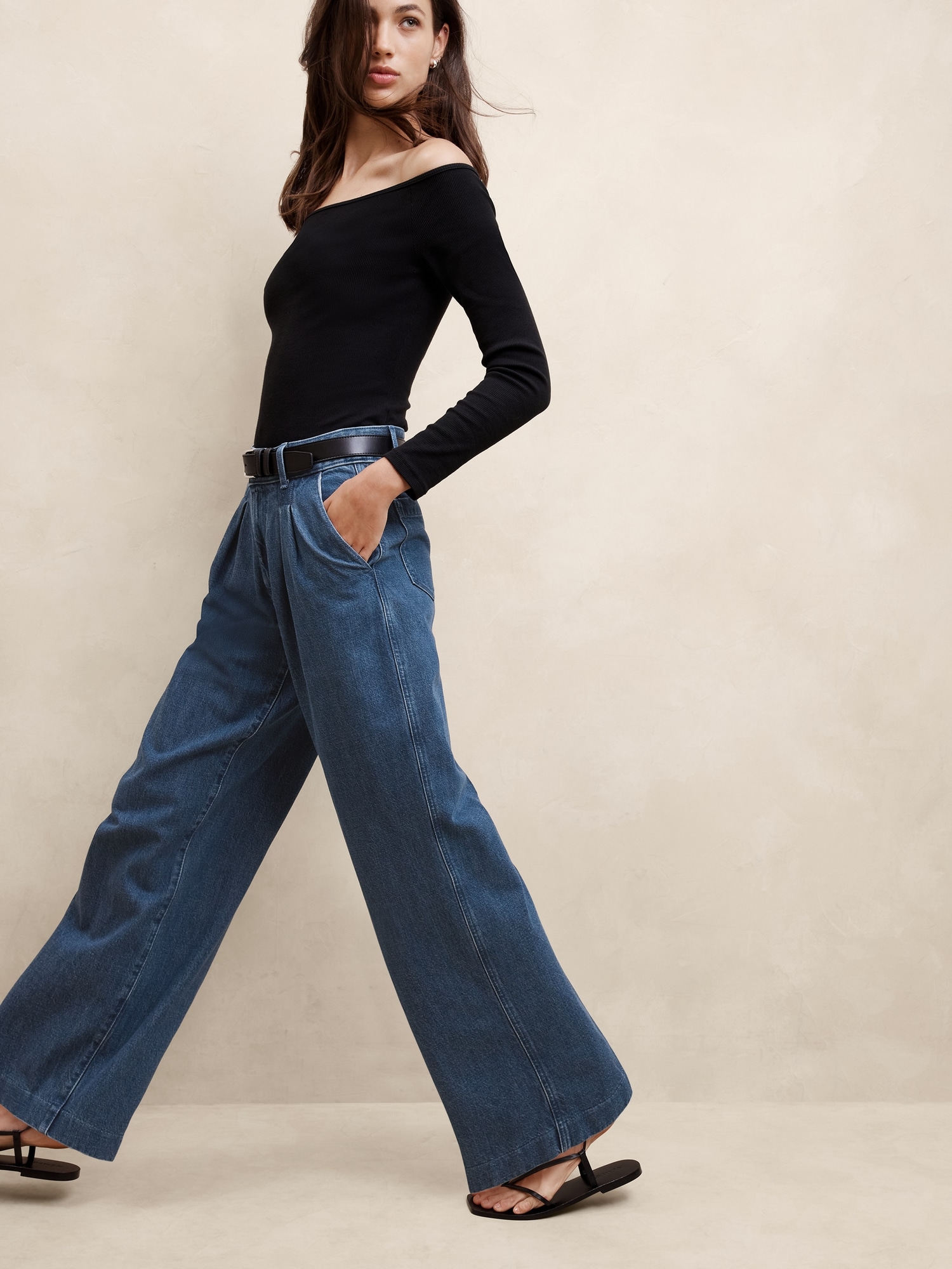 Luxe High-Rise Trouser Jean