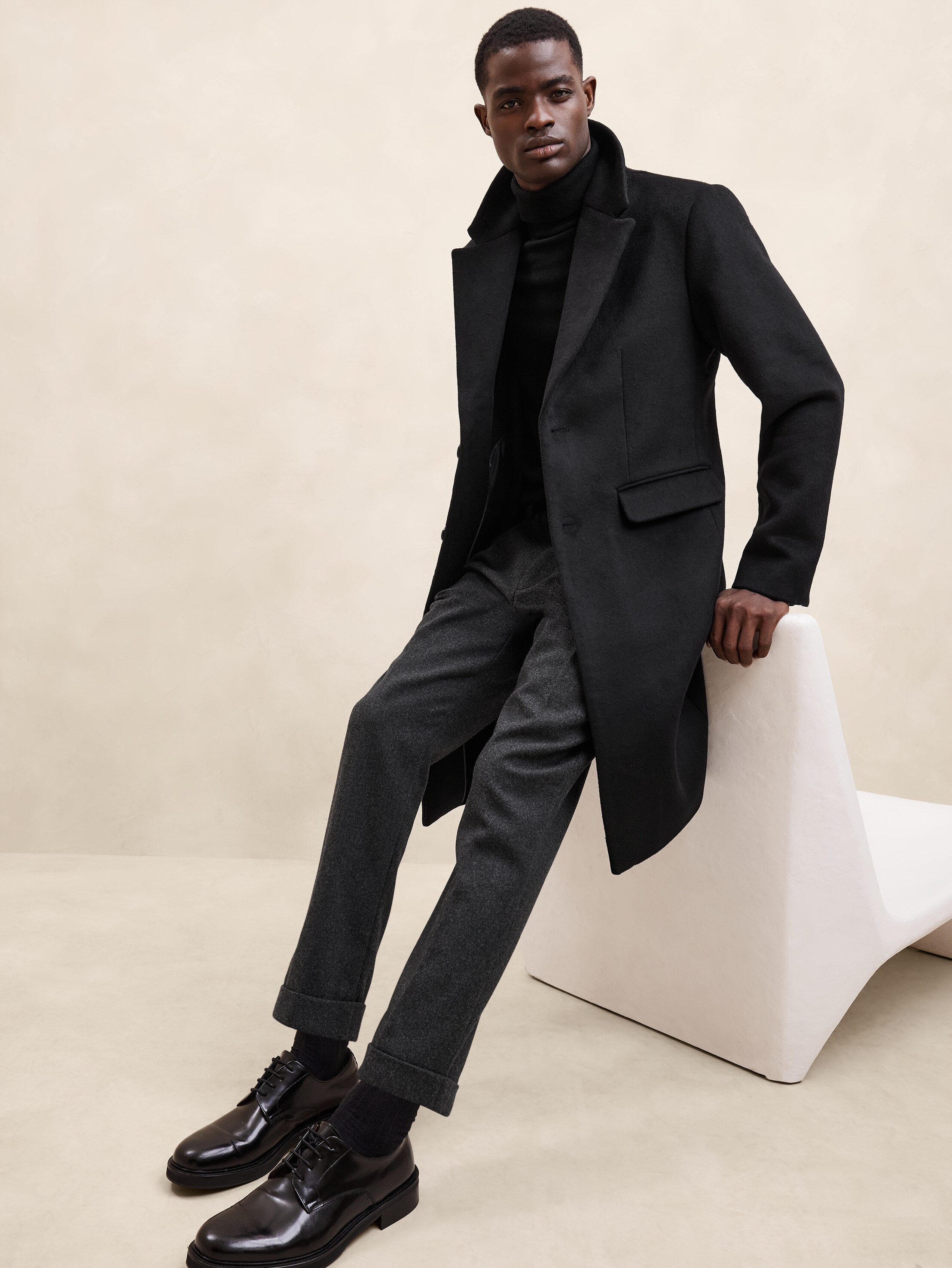 Wool-Blend Topcoat | Banana Republic Factory