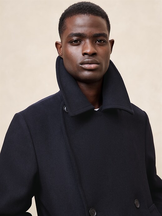 Wool-Blend Peacoat | Banana Republic Factory