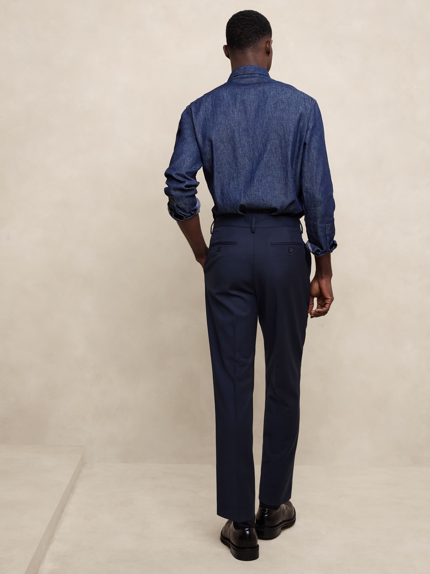 Tailored-Fit Luxe Wool-Blend Suit Trouser