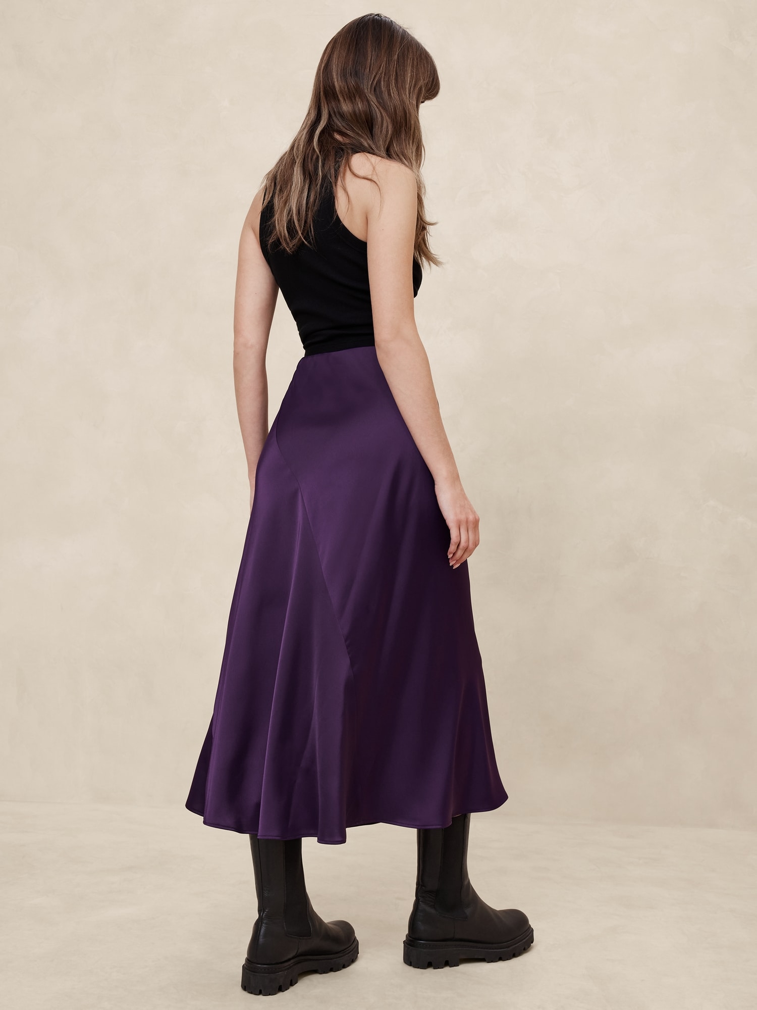 Midi Slip Skirt