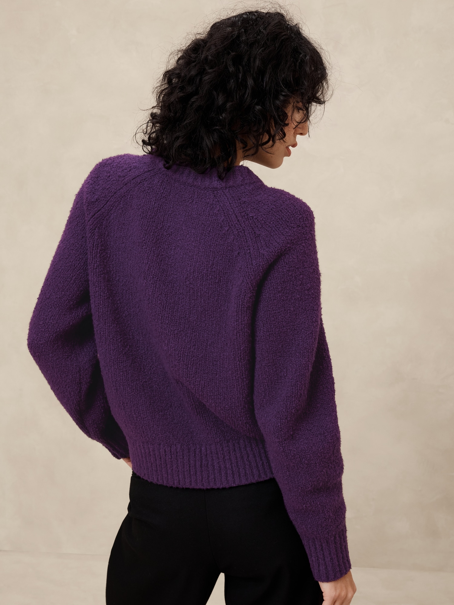 Boucle Pullover Sweater