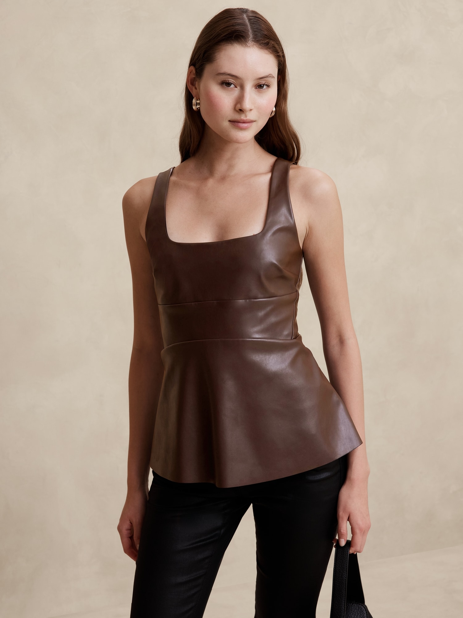 Vegan Leather Tank