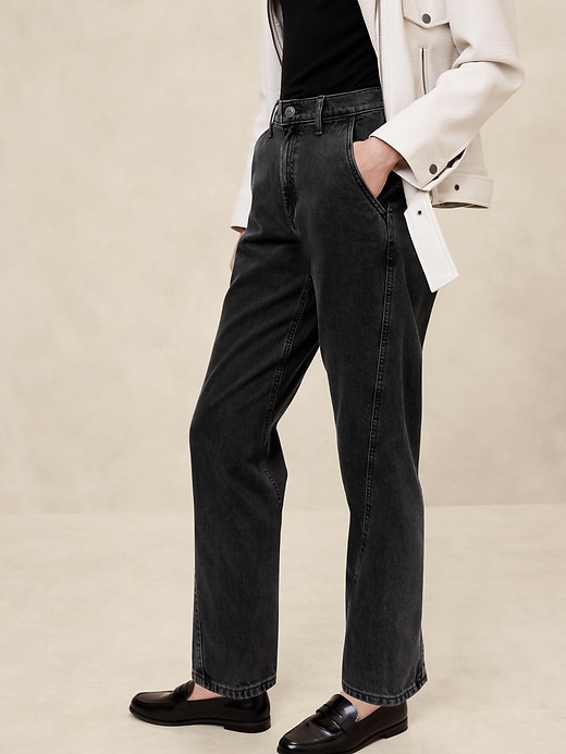 Luxe High-Rise Barrel Jean | Banana Republic Factory